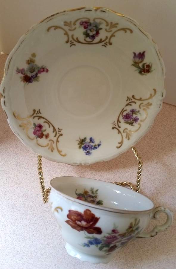 11622 Footed Cup & Saucer Set by Epiag-1