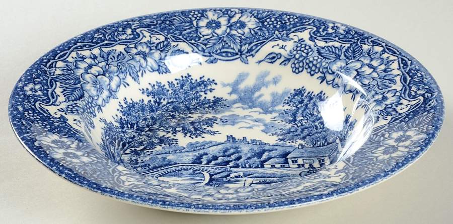 EIT55 Rim Soup Bowl by English Ironstone Tableware-1