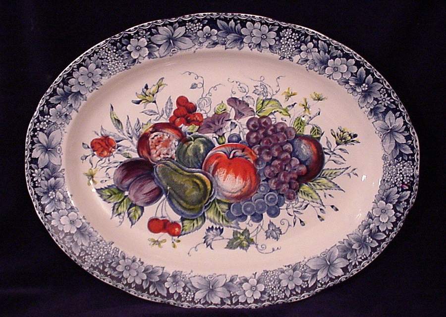 EBA26 12" Oval Serving Platter by Eddie Bauer-1