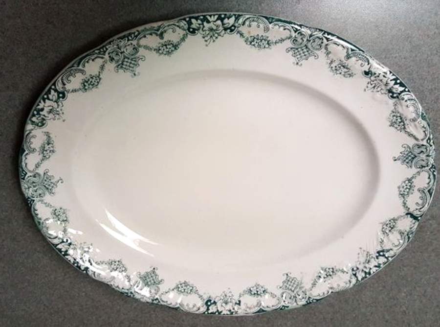 Culross 15" Oval Serving Platter by England-1
