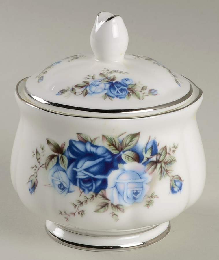 Moonlight Rose Sugar Bowl & Lid by English Tea Store-1