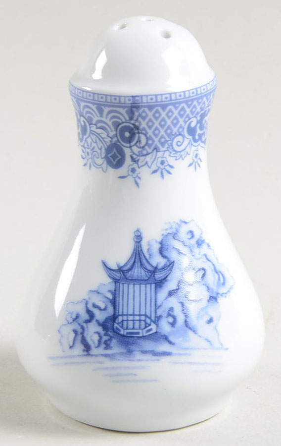 Chinese Garden Blue Pepper Shaker by Emerald Collection-1
