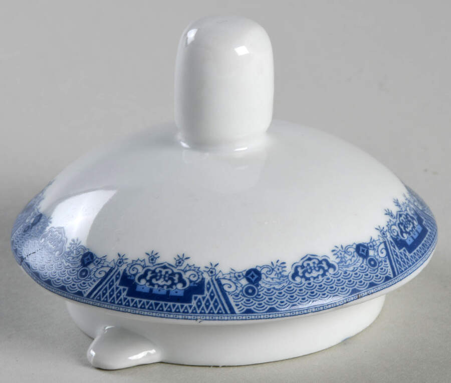 Chinese Garden Blue Lid for Coffee Pot by Emerald Collection-1