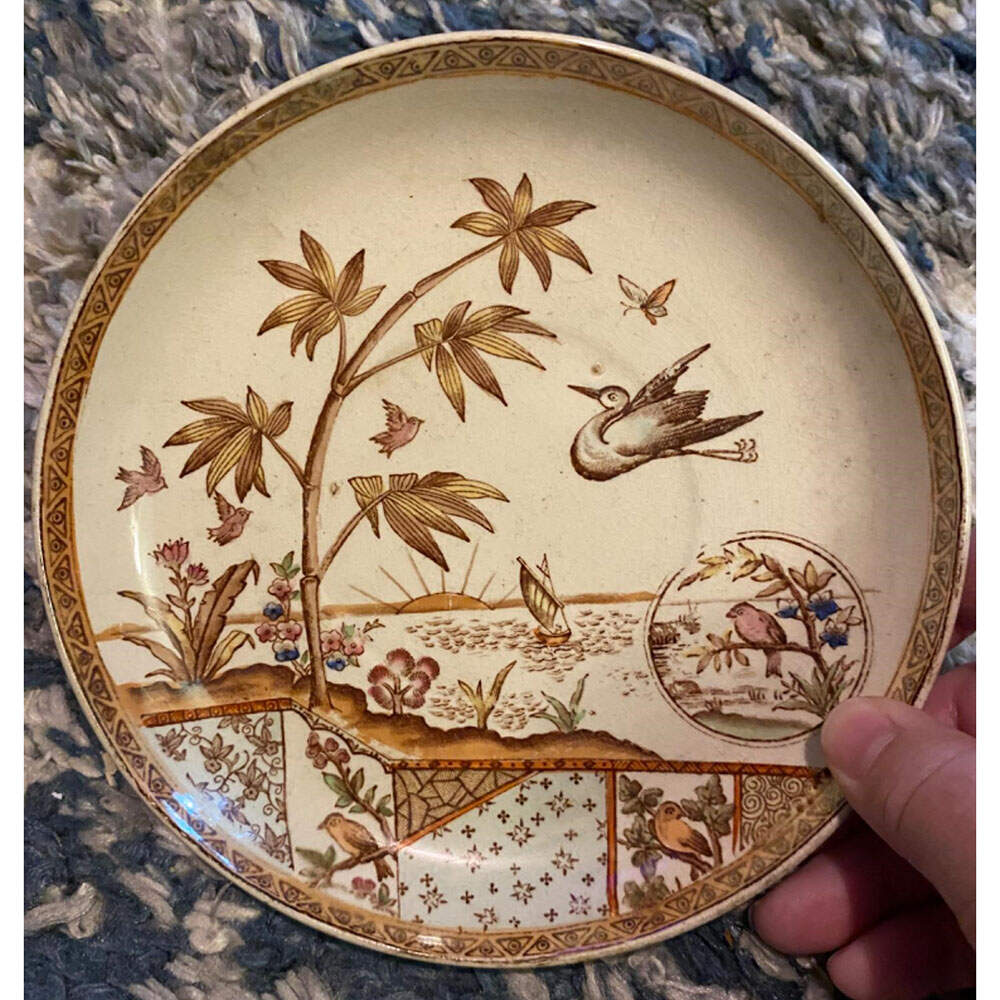 Tonquin Multicolor Bread & Butter Plate by Edge Malkin-1