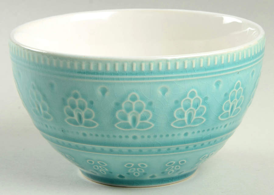 Fez Turquoise Coupe Cereal Bowl by Euro Ceramica-1