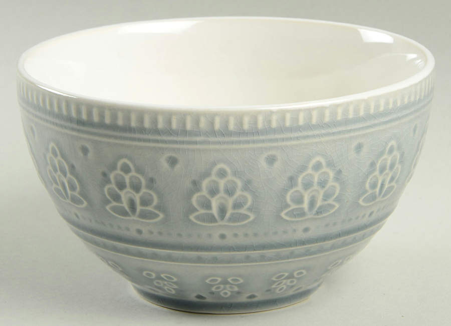 Fez Dove Grey Coupe Cereal Bowl by Euro Ceramica-1