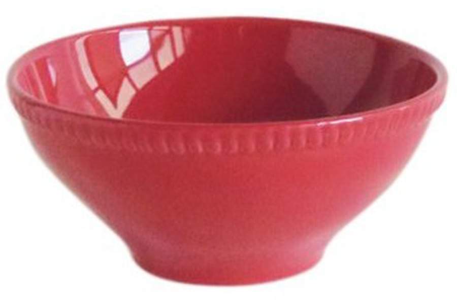 Algarve Red Soup/Cereal Bowl by Euro Ceramica-1