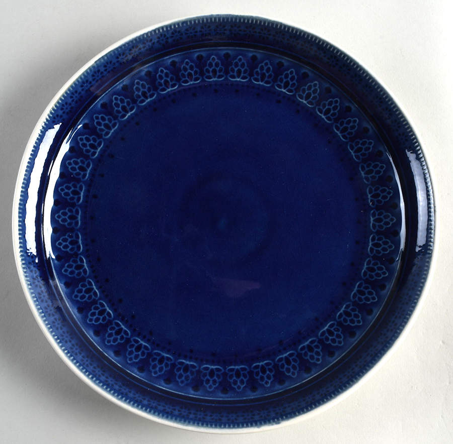 Fez Blue Dinner Plate by Euro Ceramica-1