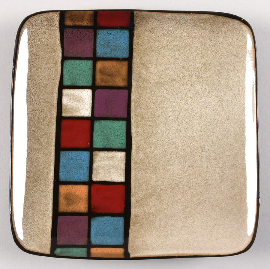 Color Melange Salad Plate by Elama-1