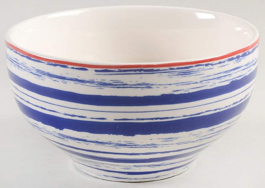 Simpatico Blue Soup/Cereal Bowl by Euro Ceramica-1
