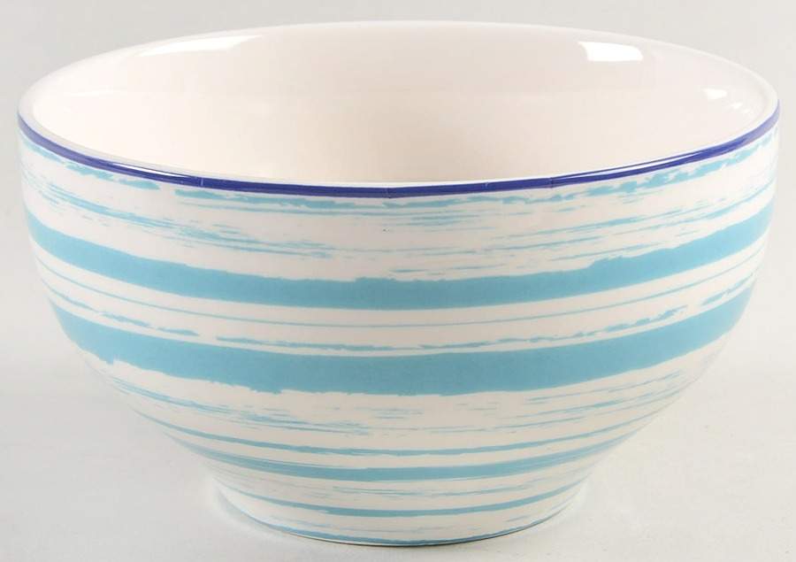 Simpatico Turquoise Soup/Cereal Bowl by Euro Ceramica-1