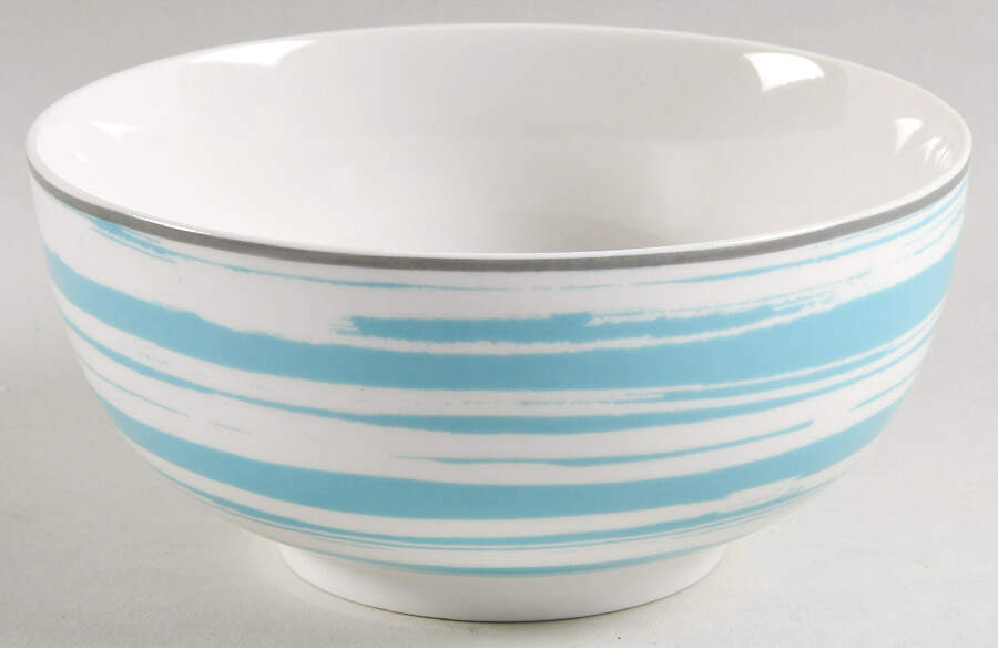 Simpatico Turquoise Soup/Cereal Bowl by Euro Ceramica-1