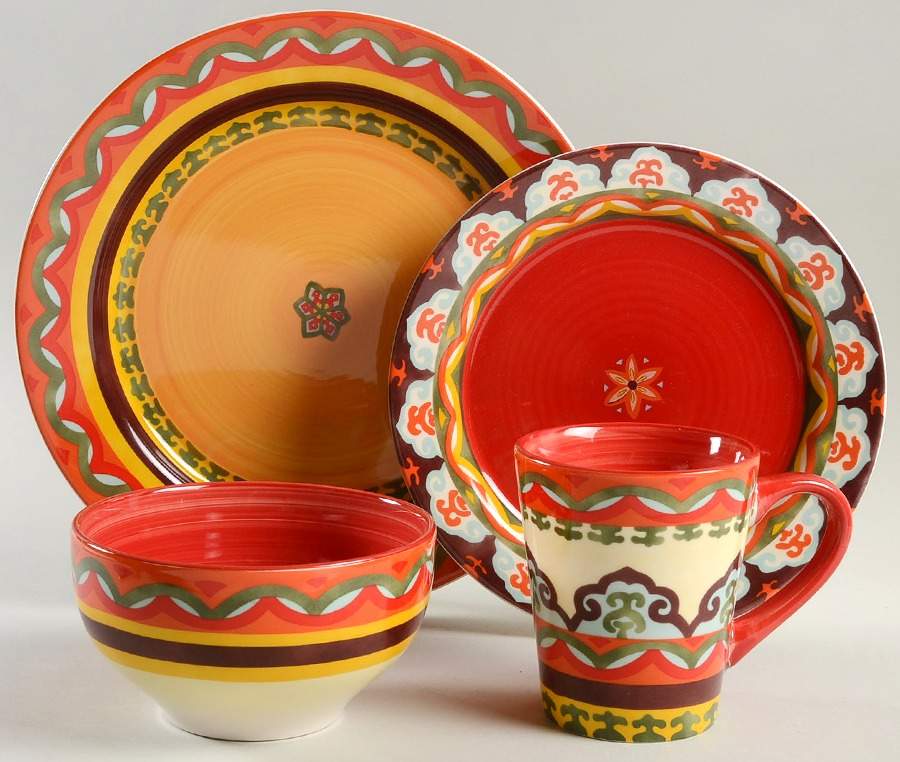 Galicia 4 Piece Place Setting by Euro Ceramica-1