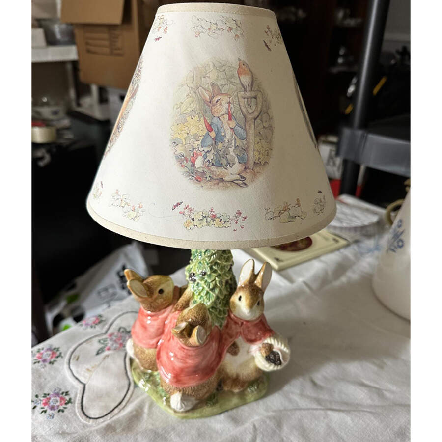 World of Beatrix Potter Shade for 13" Electric Lamp by Enesco-1