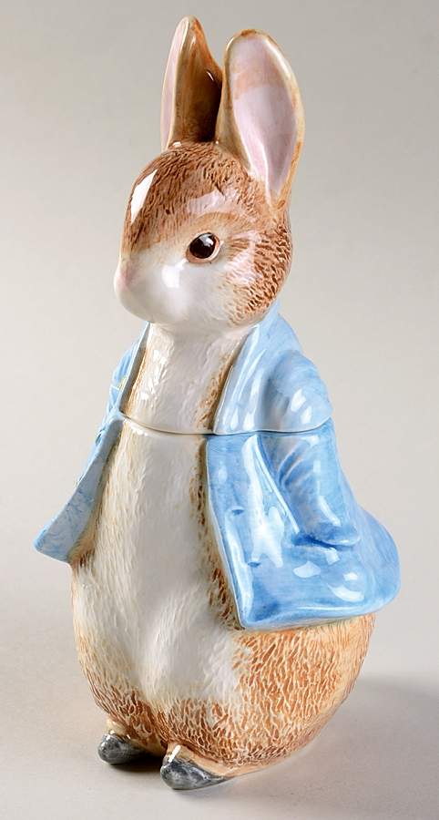 World of Beatrix Potter Figural Canister & Lid by Enesco-1