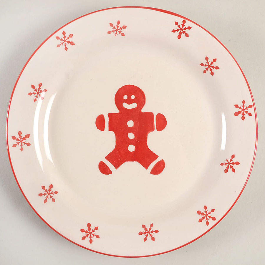 Winterfest Salad Plate by Euro Ceramica-1