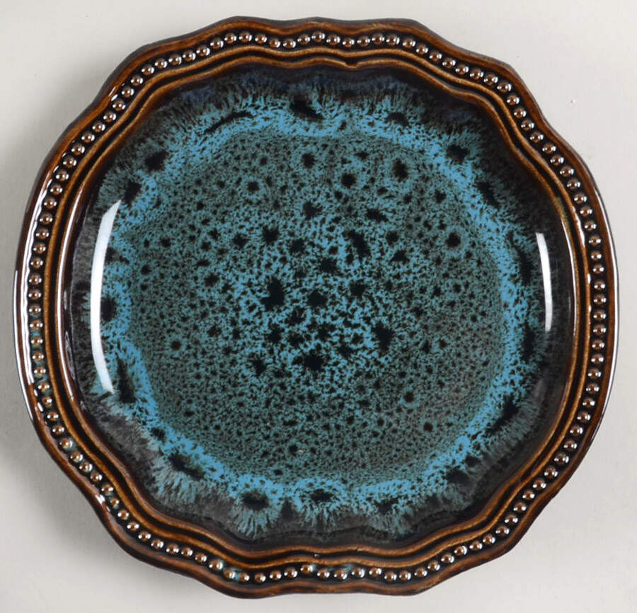 Mystic Waves Salad Plate by Elama-1