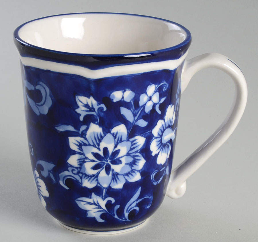 Blue Garden Mug by Euro Ceramica-1