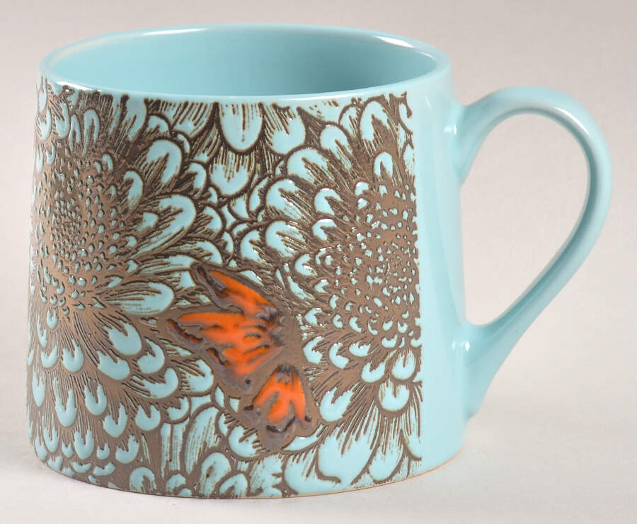 Butterfly Garden Mug by Elama-1