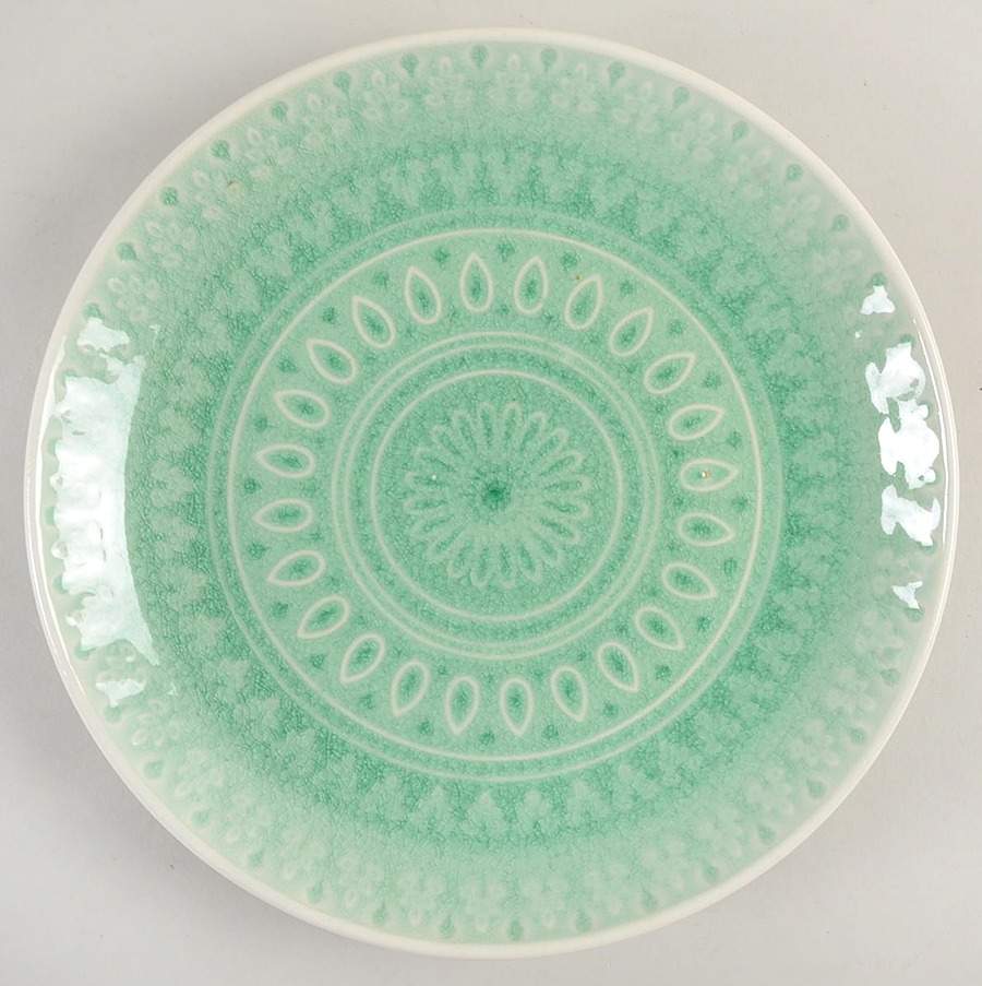 Fez Green Salad Plate by Euro Ceramica-1