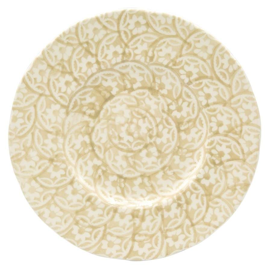Chloe Floral Accent Dessert/Pie Plate by Euro Ceramica-1