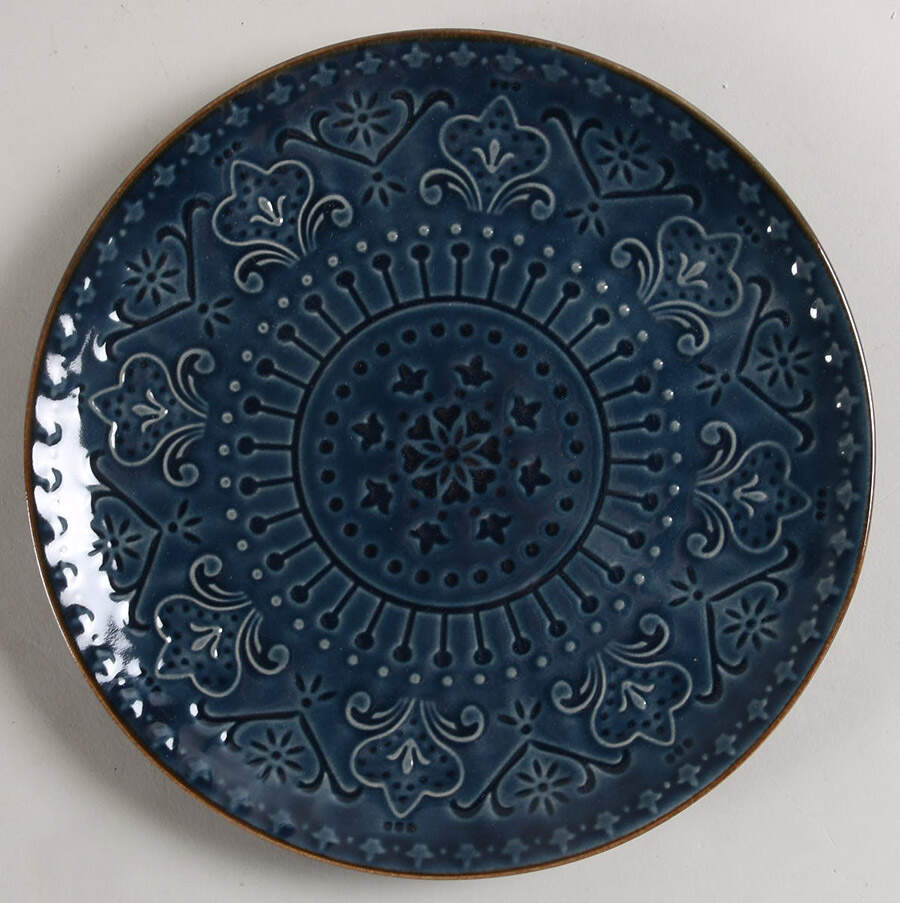 Mozaic Deep Sea Salad Plate by Elama-1