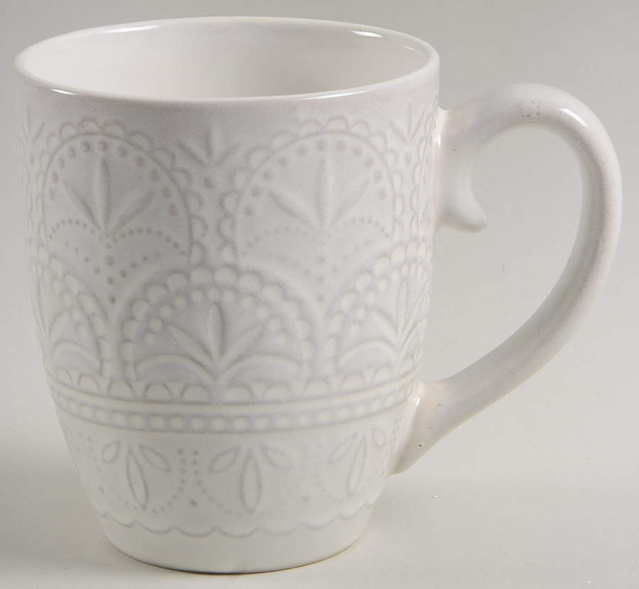 White Lace Mug by Elama-1