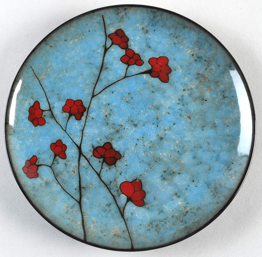 Floral Accents Salad Plate by Elama-1