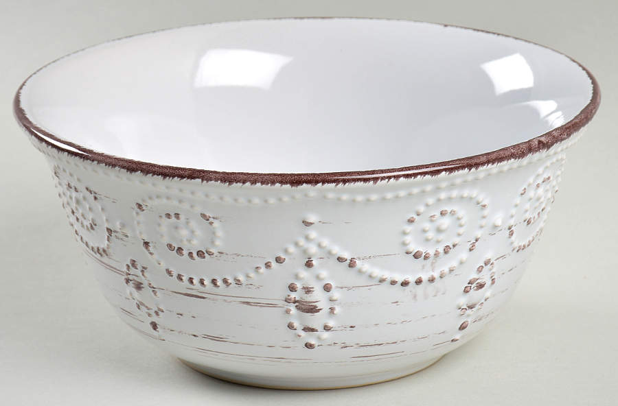 Rustic Birch Soup/Cereal Bowl by Elama-1
