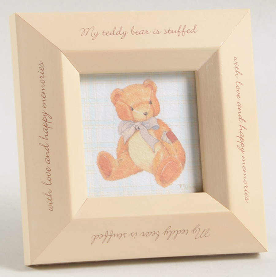 Cherished Teddies Square Frame-Holds 2'' X 2'' by Enesco-1