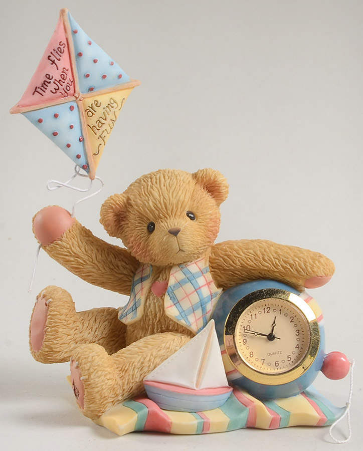 Cherished Teddies Mini Clock by Enesco-1