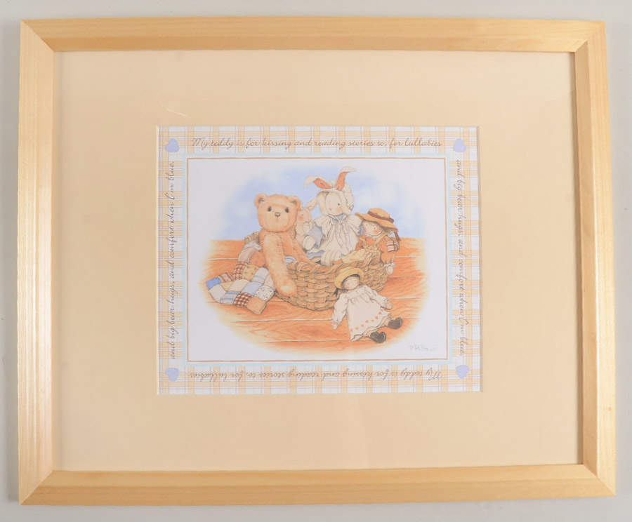 Cherished Teddies Framed Print by Enesco-1