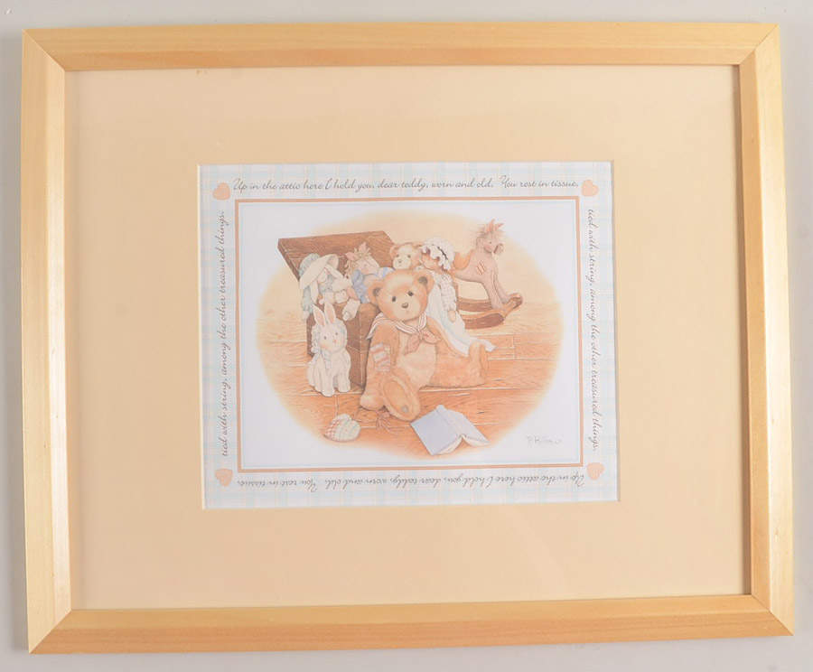 Cherished Teddies Framed Print by Enesco-1