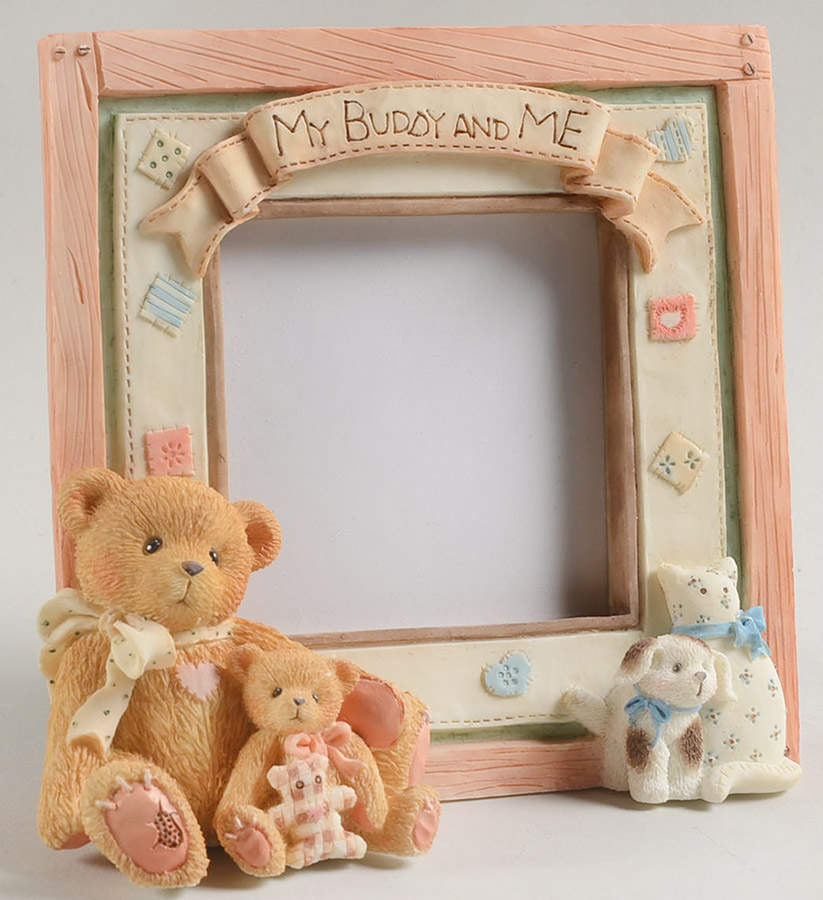 Cherished Teddies Frame-Holds 3" X 3" by Enesco-1