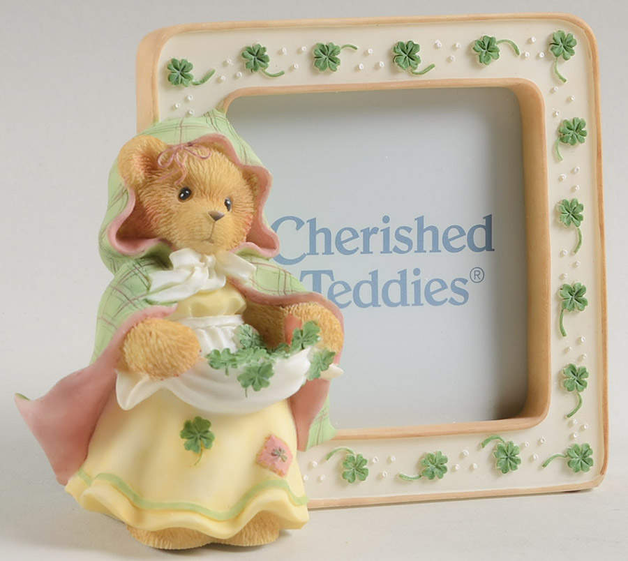 Cherished Teddies Square Frame-Holds 2'' X 2'' by Enesco-1