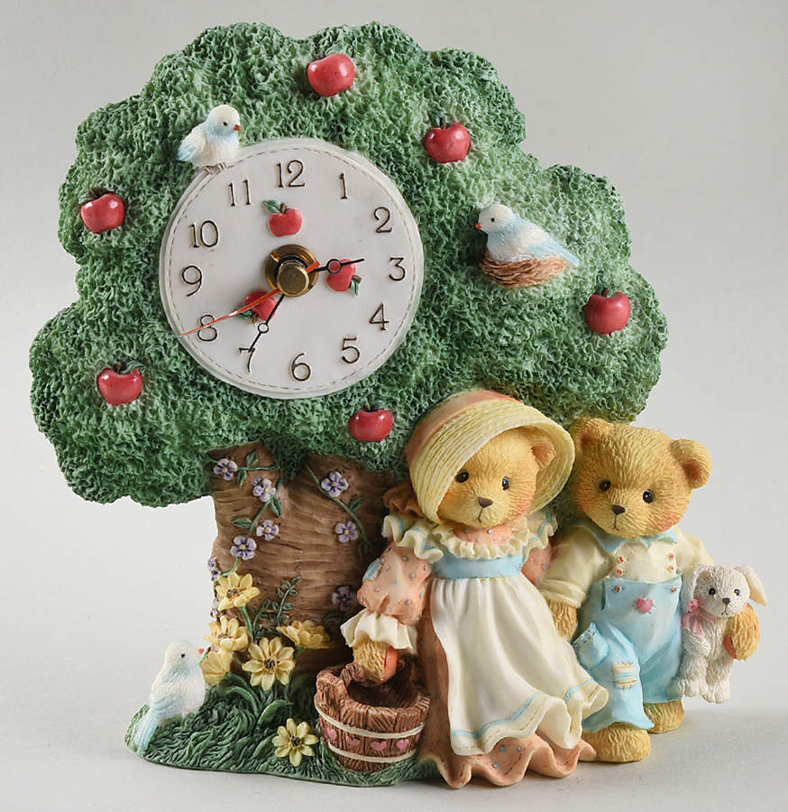 Cherished Teddies Hanging Wall Clock by Enesco-1