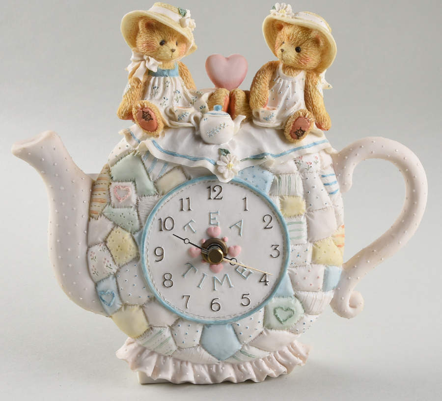 Cherished Teddies Hanging Wall Clock by Enesco-1