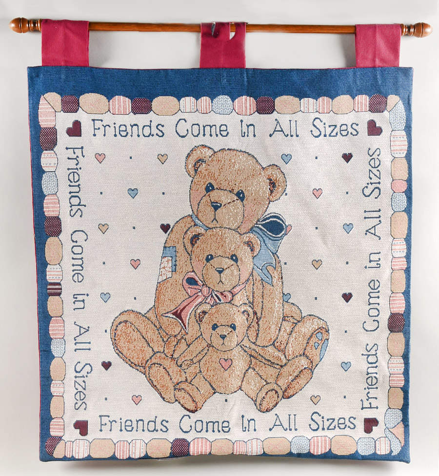 Cherished Teddies Wall Hanging Tapestry by Enesco-1