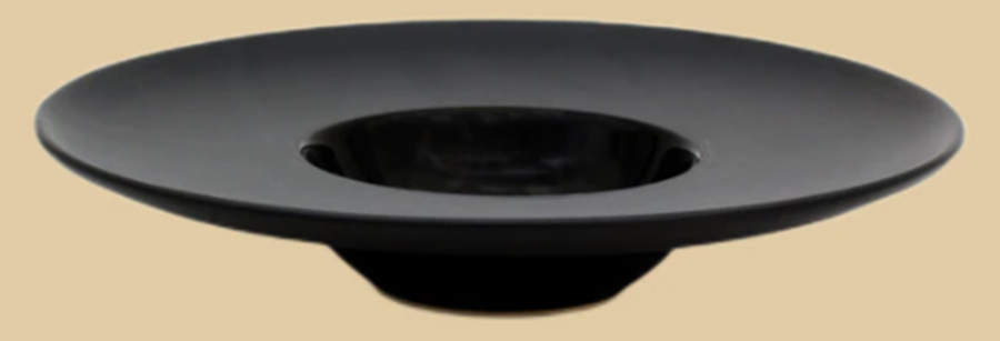 Euro Essential Matte Black Soup/Dessert Bowl by Euro Ceramica-1
