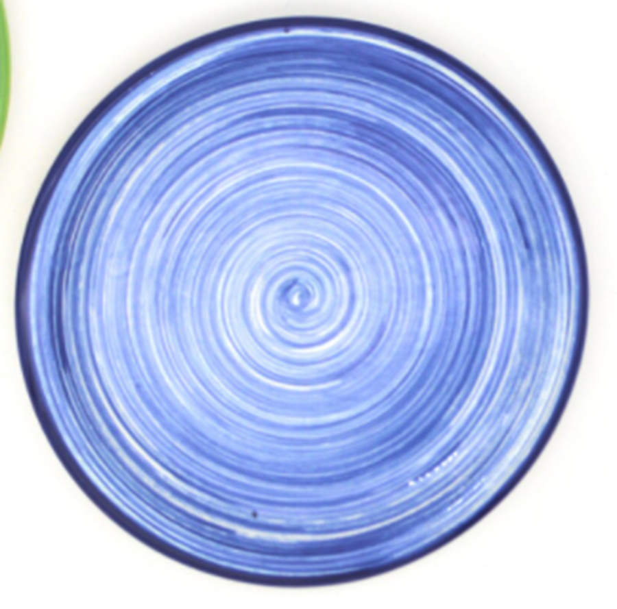 Raia Blue Salad Plate by Euro Ceramica-1
