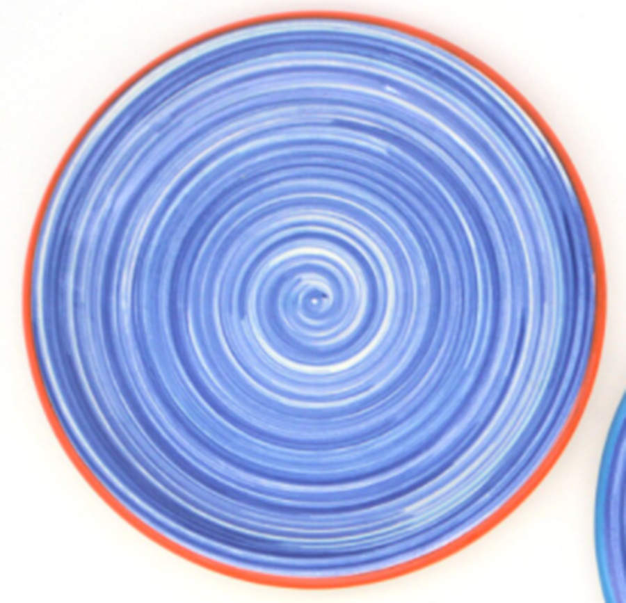 Raia Blue Salad Plate by Euro Ceramica-1