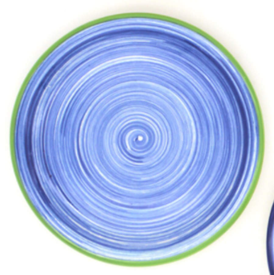 Raia Blue Salad Plate by Euro Ceramica-1