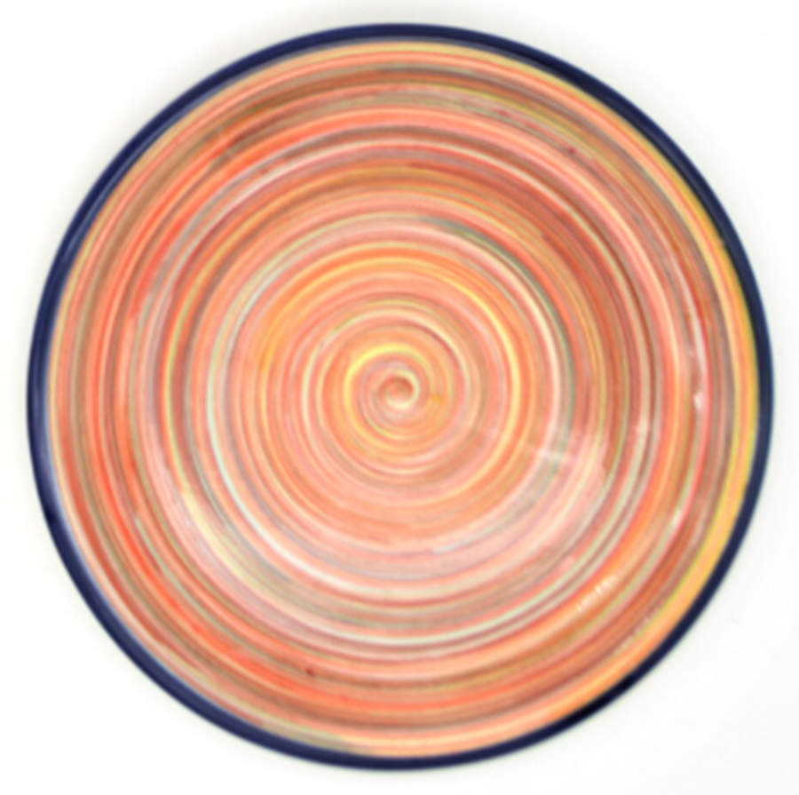 Raia Orange Salad Plate by Euro Ceramica-1
