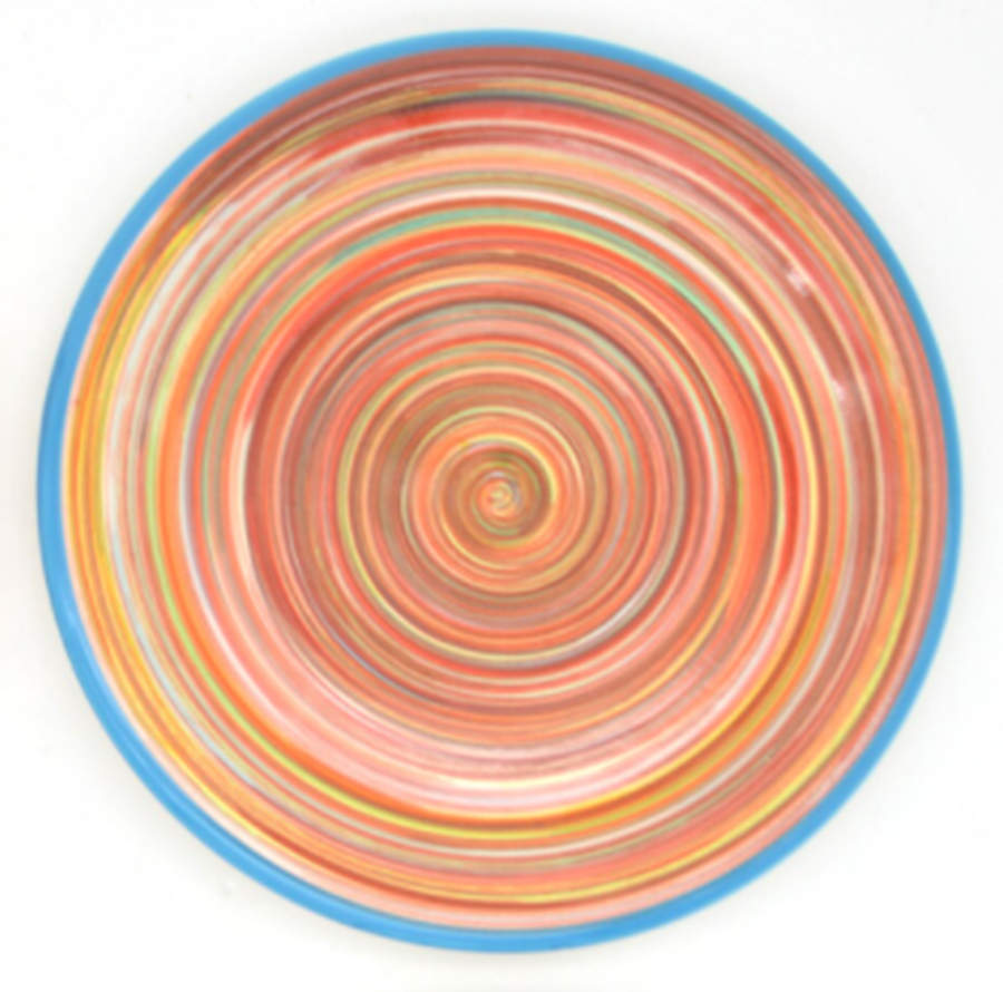 Raia Orange Salad Plate by Euro Ceramica-1