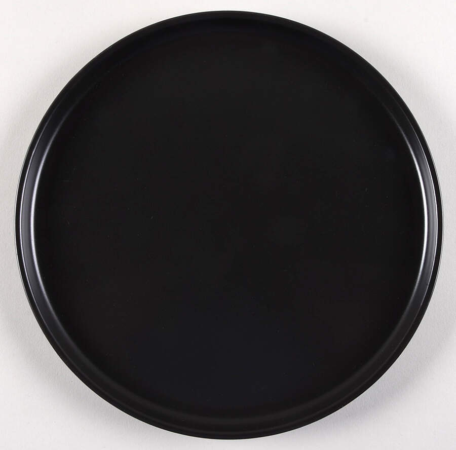 Luxmatte Black Dinner Plate by Elama-1