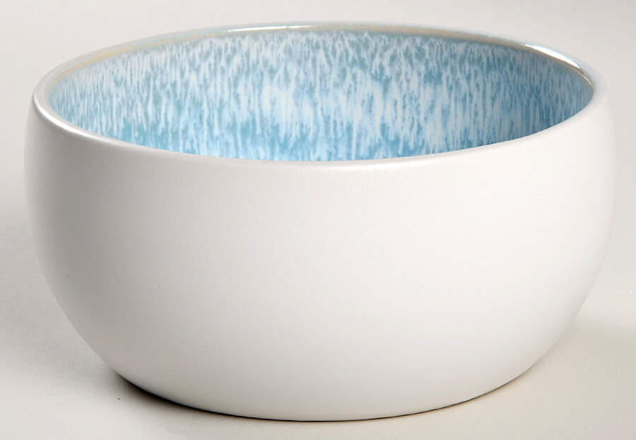 Mocha Blue Soup/Cereal Bowl by Elama-1
