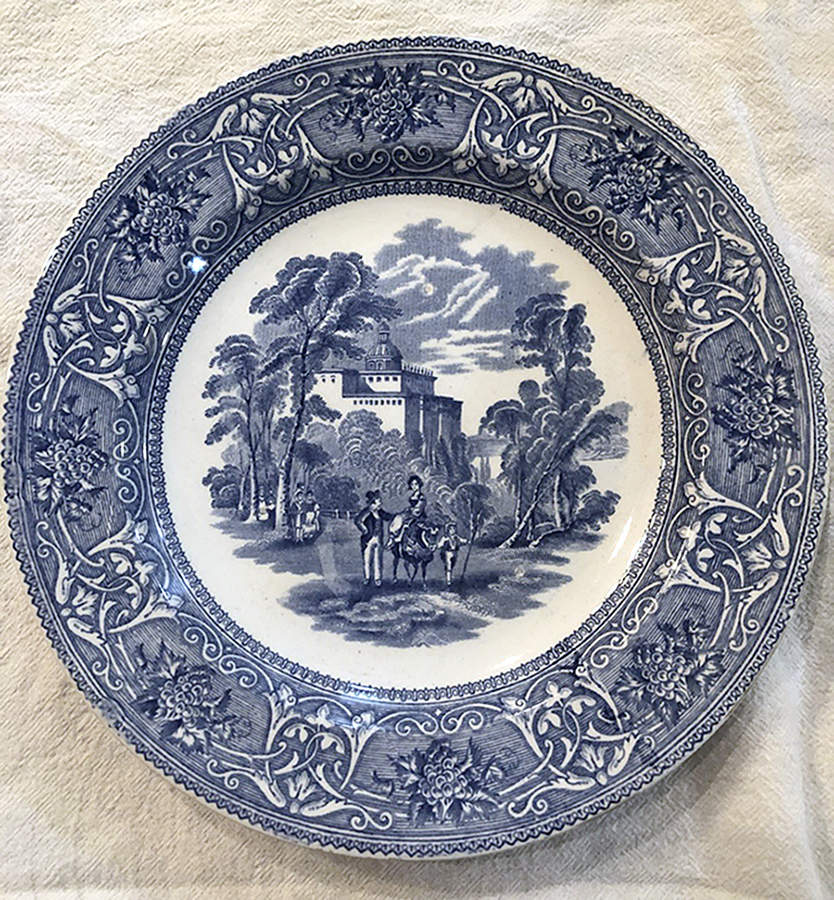 Italy Blue Dinner Plate by Edge Malkin-1