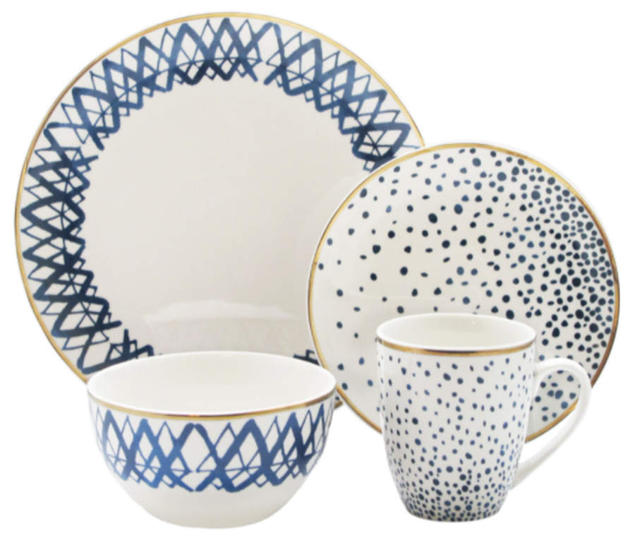 Marielle Dinner Plate by Elle Decor-1
