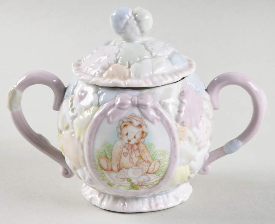 Marie Child's Sugar Bowl & Lid by Enesco-1