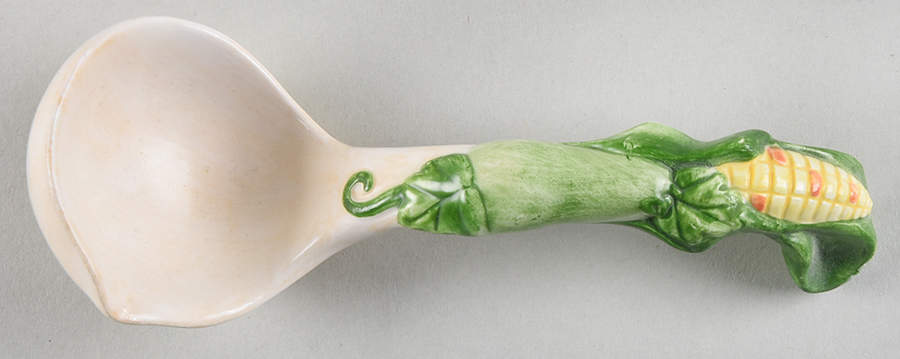 We Bear Thanks Ladle for Figural Gravy & Underplate by Enesco-1